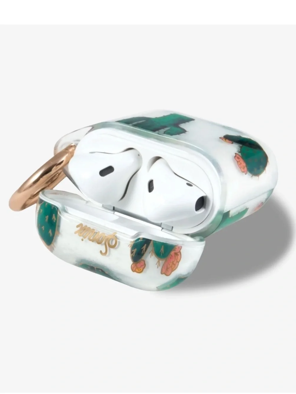 NIB Sonix Prickly Pear Cacti Apple AirPods case 3rd Gen AirPods Gold Foil